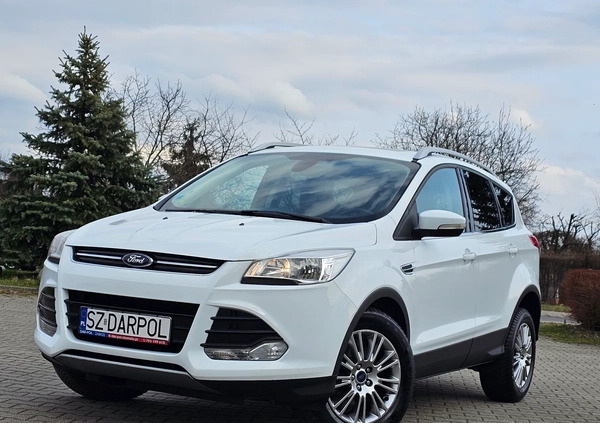 Ford Kuga cena 48800 przebieg: 164000, rok produkcji 2013 z Brzeziny małe 742